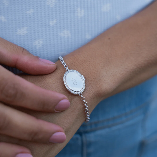 Bracelet Ovale Personnalisé