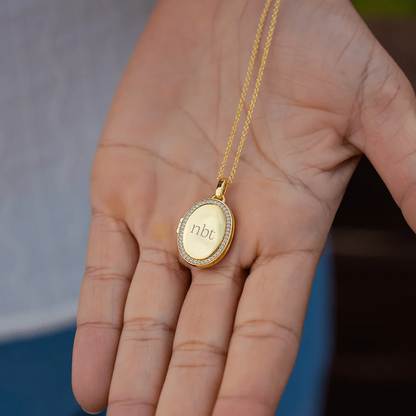 Collier  Ovale Personnalisé